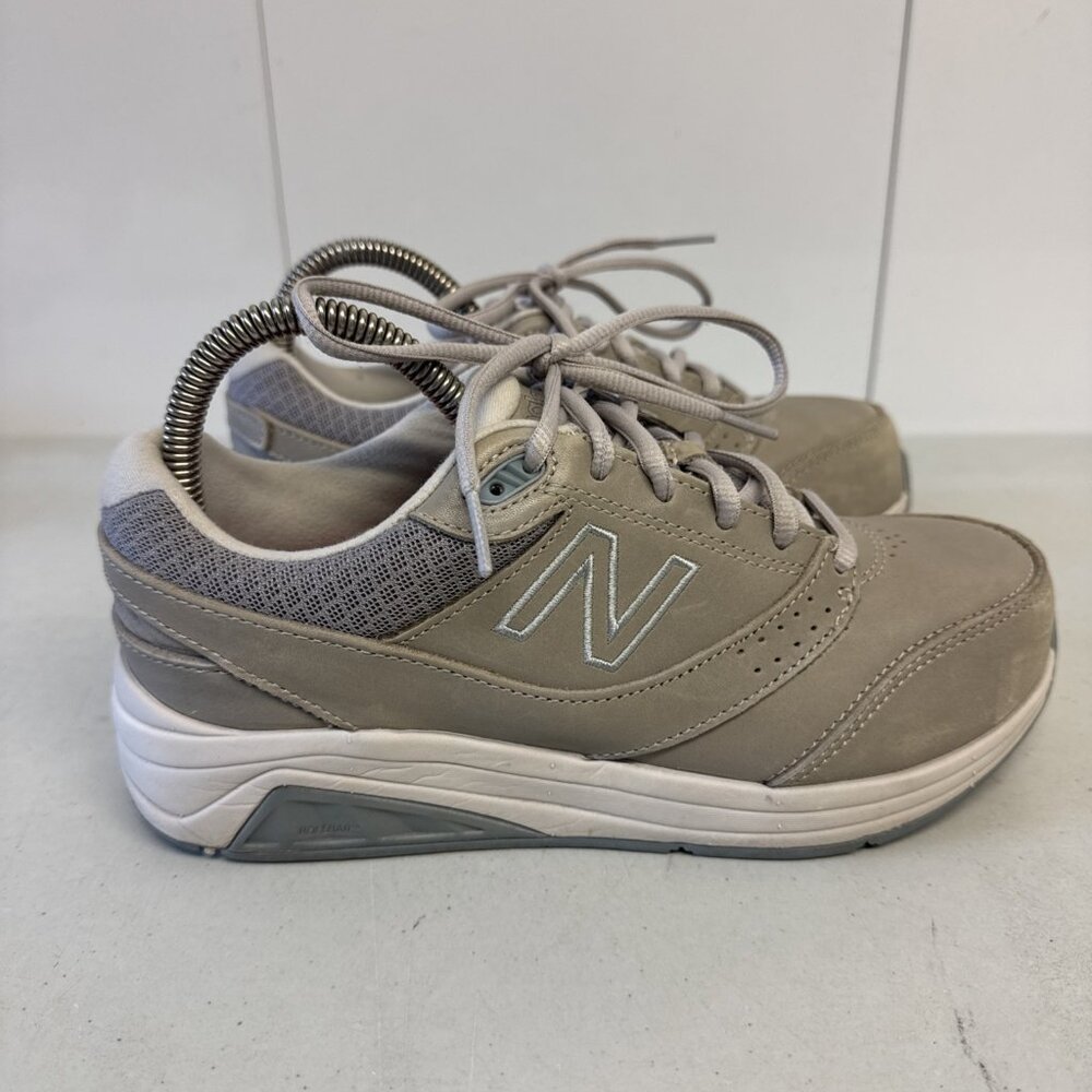 New Balance Womens 928V3 Gray Lace Up Leather Walking‎ Shoe Sneaker Comfort 6D